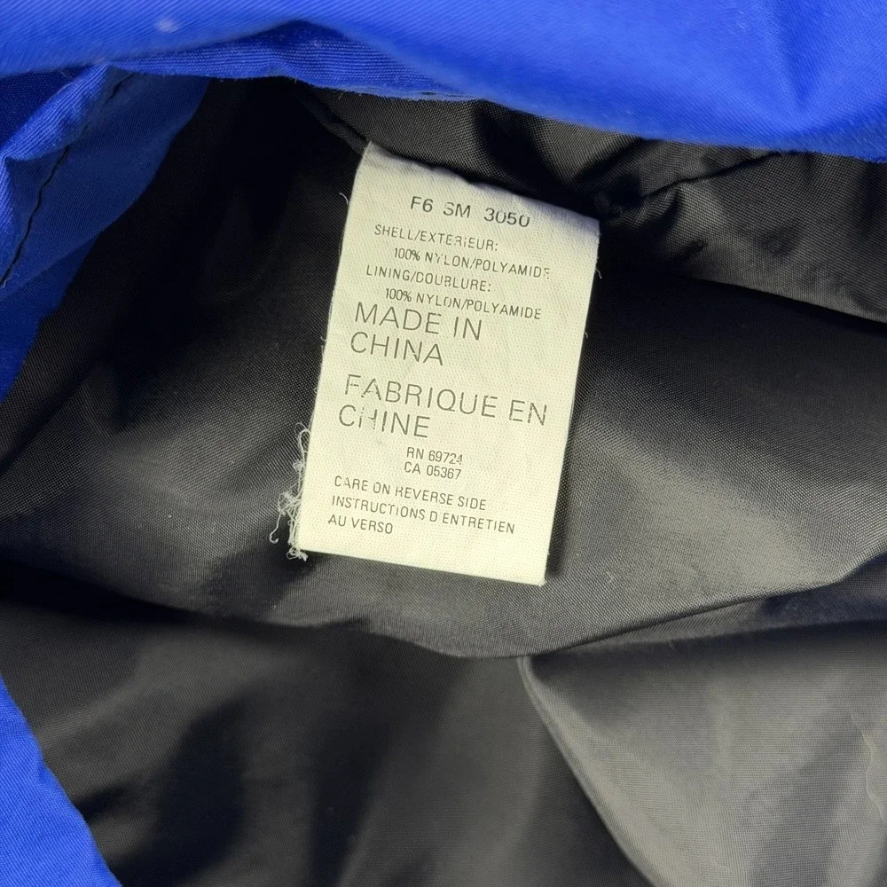 Columbia Mens XL Blue Pullover Ski Jacket Hooded Vintage 90s Coat Retro Anorak